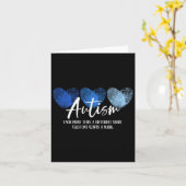 Carte Autisme Cardiaque D'Empreinte Chaque Impression Ra (Fleur jaune)