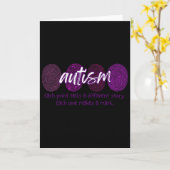 Carte Autisme d'empreinte digitale Chaque impression rac (Fleur jaune)