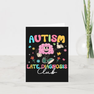 Carte Autisme Diagnostic tardif Club Funny Neurodiversit