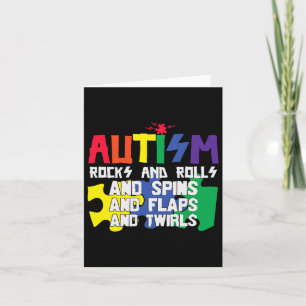 Carte Autisme Rocks Rouleaux Flaps Et Twils