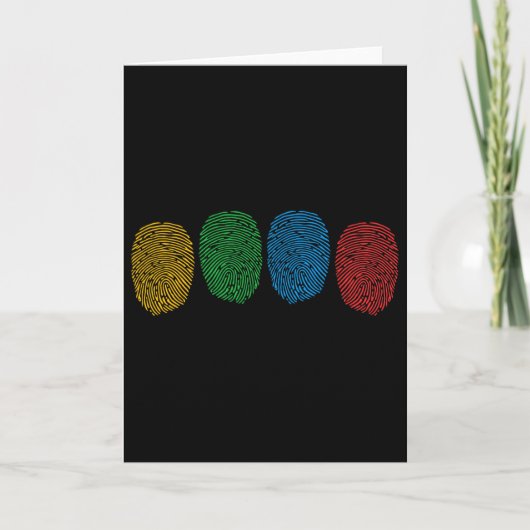 Carte Autisme Sensibilisation Neurodiversité Empreinte d (Devant)