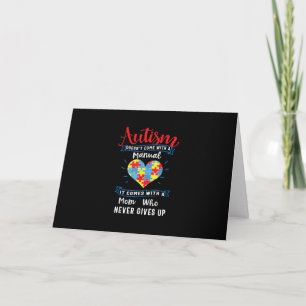 Carte Autiste L'autisme ne vient pas avec un manuel