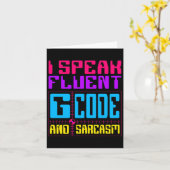 Carte Autocollant à code G fluide cnc (Fleur jaune)