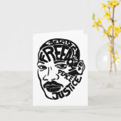 Carte Autocollant M. Luther King (Fleur jaune)