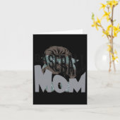 Carte Autocollant Maman  (Fleur jaune)