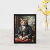 Carte Autocollant maritime Meow (Fleur jaune)