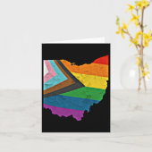 Carte Autocollant Ohio Pride (Fleur jaune)