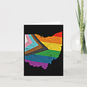 Carte Autocollant Ohio Pride