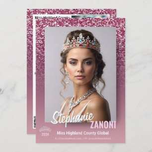 Carte Autographe du concours de framboise Sparkle