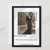 Carte Autographique de Concours de Fade Onyx (Dos)