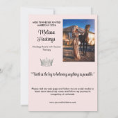 Carte Autographique de grand concours | Brouillon  (Dos)