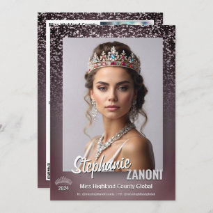 Carte Autographique Sparkle Pageant de minuit Co