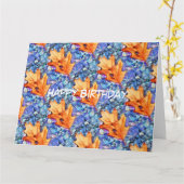 CARTE AUTOMNE (Fleur jaune)