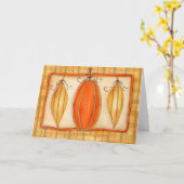 Carte Automne (Fleur jaune)