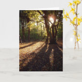 Carte Automne | (Fleur jaune)