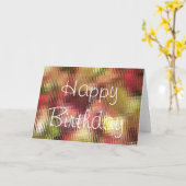 CARTE AUTOMNE (Fleur jaune)