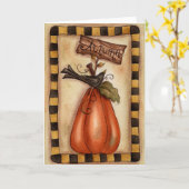 Carte Automne (Fleur jaune)