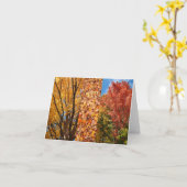 Carte Automne à Wabash, Indiana (Fleur jaune)