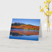 Carte Automne Adirondack Montagnes | New York (Fleur jaune)