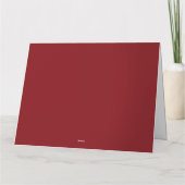 Carte Automne Allemand Berger Chiot Anniversaire (Dos)