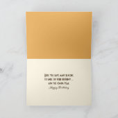 Carte Automne Anniversaire Raccoon Sur La Pompe D'Arbre (Intérieur)