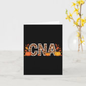 Carte Automne Cna automne infirmière certifiée assistant (Fleur jaune)