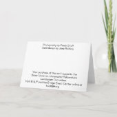 Carte Automne dans le verger (Dos)