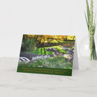 Carte Automne dans le verger