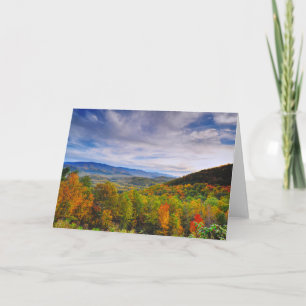 Carte Automne de montagne de Smokey