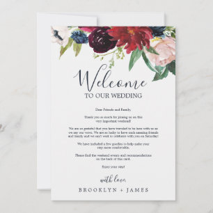 Carte Automne Jardin Bourgogne Bienvenue Lettre & Itinér