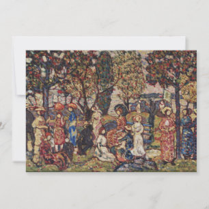 Carte Automne par Maurice Prendergast, Art Vintage