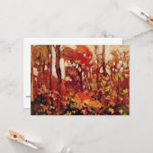 Carte Automne, Parc Algonquin (Devant/Arrière en situation)