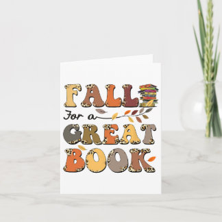 Carte Automne Pour Un Grand Livre Retro Leopard Thanksg