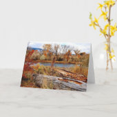 Carte Automne spectaculaire (Fleur jaune)