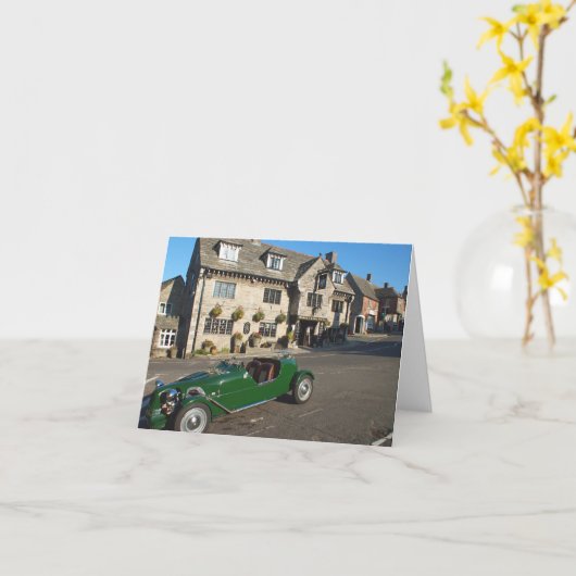 Carte Automobile classique (Fleur jaune)