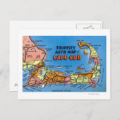 Carte automobile détaillée de Cape Cod (Devant / Derrière)