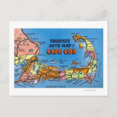 Carte automobile détaillée de Cape Cod (Devant)