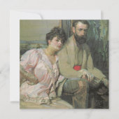 Carte Autoportrait avec femme (par Frantisek Kupka) (Devant)