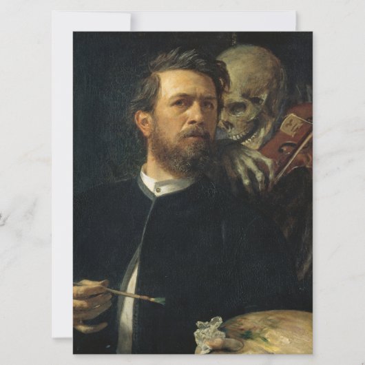 Carte Autoportrait avec la Mort jouant du violon (de Böc (Devant)
