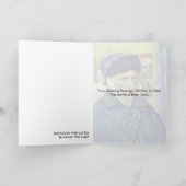 Carte Autoportrait avec l'oreille coupée par Vincent van (Intérieur)