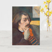 Carte Autoportrait | Paul Gauguin (Fleur jaune)