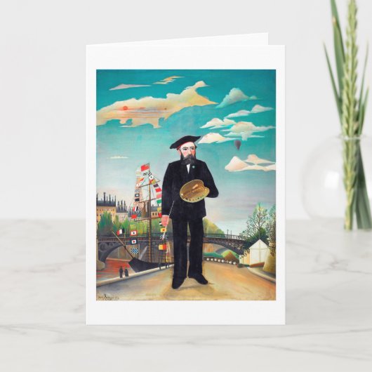 Carte Autoportrait, Paysage, Rousseau (Devant)