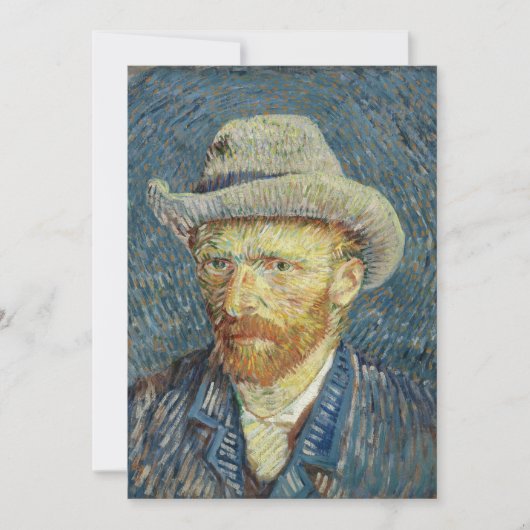Carte Autoportrait | Vincent van Gogh (Devant)