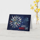 Carte Autour de la Journée mondiale des infirmières (Fleur jaune)