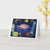 Carte Autour du poisson, Paul Klee (Fleur jaune)