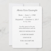 Carte autre chose dans le drop de la paix (Dos)