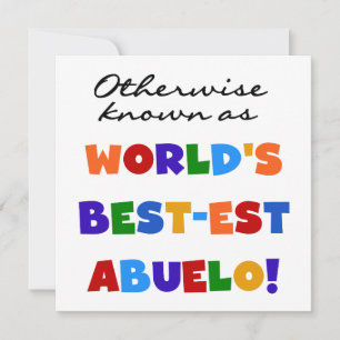 Carte Autrement connu comme le meilleur cadeau d'Abuelo
