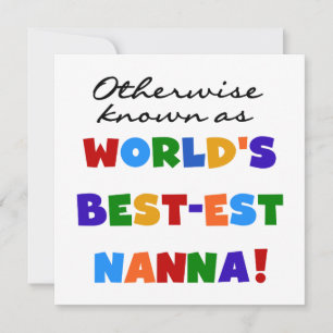 Carte Autrement connu comme le meilleur cadeau de Nanna