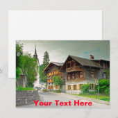 Carte Autriche personnalisable (Devant / Derrière)