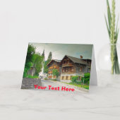 Carte Autriche personnalisable (Devant)